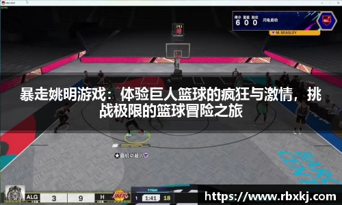 暴走姚明游戏：体验巨人篮球的疯狂与激情，挑战极限的篮球冒险之旅